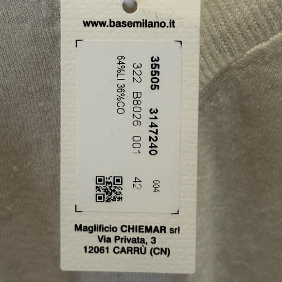 BASE MILANO women’s Spring Summer 2024 Collection Top - Picture 11 of 15